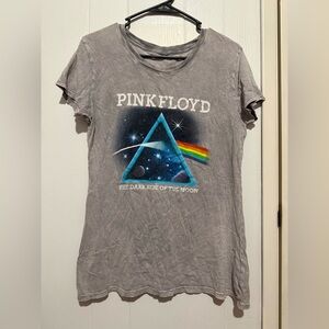 Pink Floyd Dark Side Graphic Tee - Gray